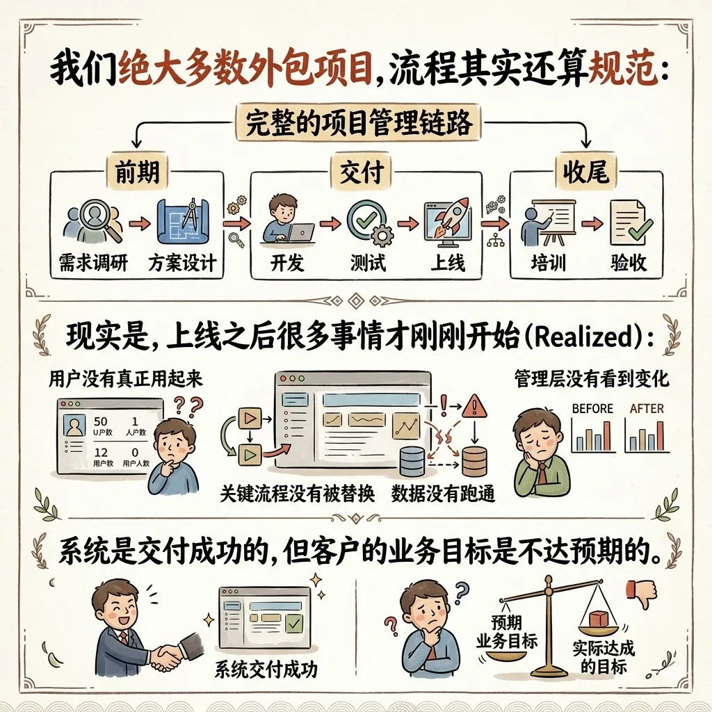 多角色、多流程与多系统造成的交付混乱